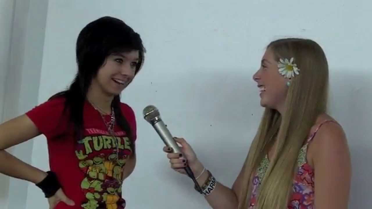Interview with: Christina Grimmie 8/20/11 NJ