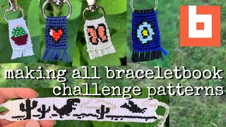 making all the braceletbook challenge patterns friendship bracelets