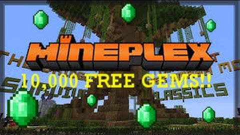 Tutorial: How to get 10,000 FREE gems on Mineplex!