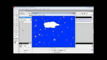 Animasi Awan Bergerak menggunakan Macromedia Flash