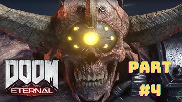 DOOM ETERNAL Part #4 Doom Hunter Base (First Playthrough : No Commentary) | UltraViolence Difficulty