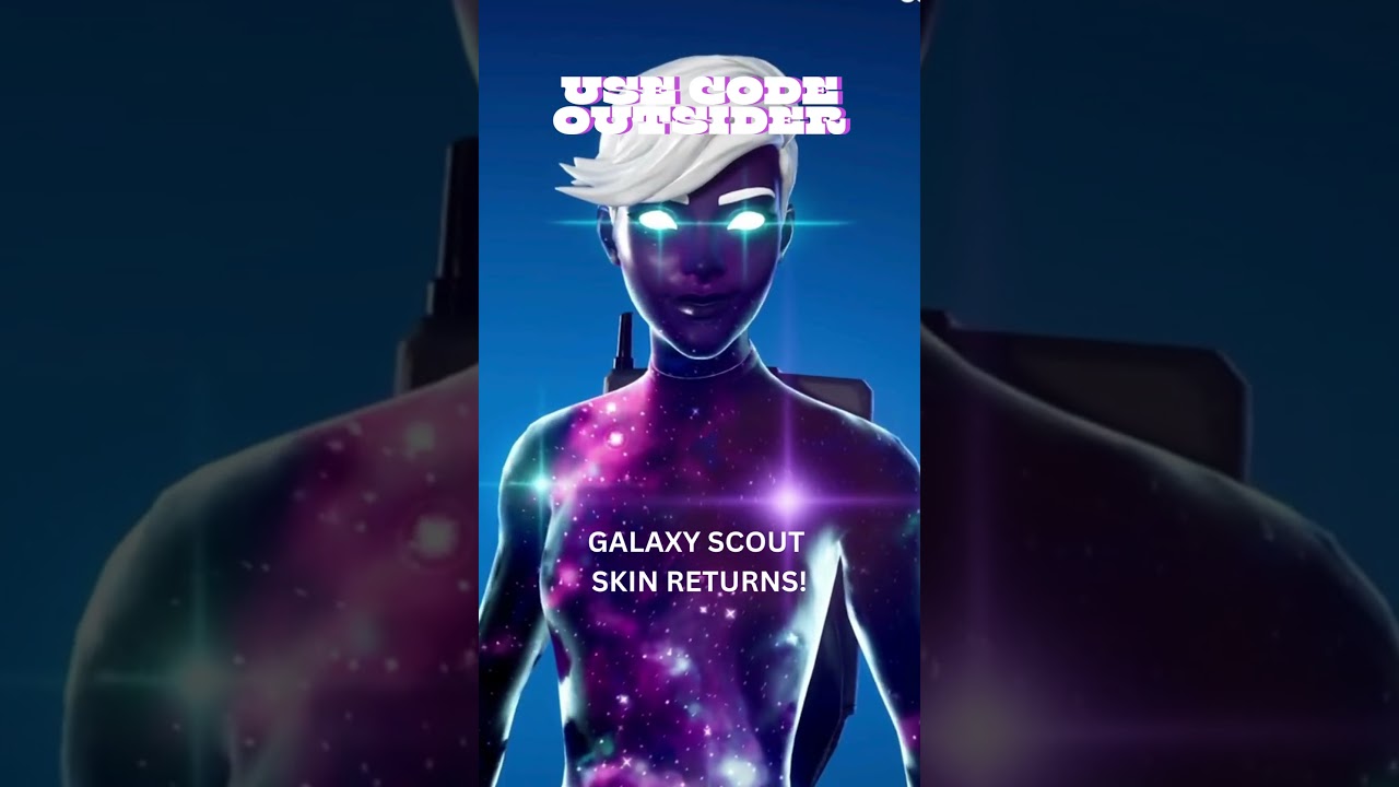 *NEW* GALAXY SCOUT SKIN BACK FORTNITE ITEMSHOP! 