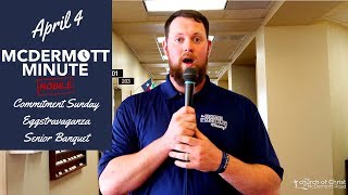 Commitment Sunday! - McDermott Minute 4-4-19
