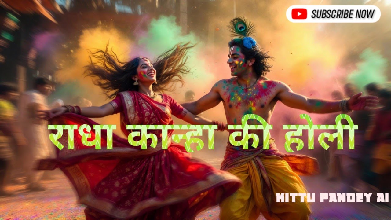 कान्हा जी और राधा की होली 2026 🌸 | Vrindavan Holi Special Song #viral #trending #krishnabhajan 