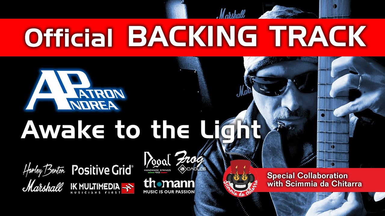 Awake to The Light - Andrea Patron - Guitar Backing Track Free (Jam Session Version) HQ