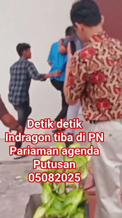 Hari i ini sidang Indragon agenda putusan Hakim #tiswal #beritaterkini #sidangindragon