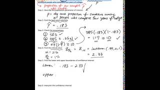Estimating a Population Proportion (Part 3)