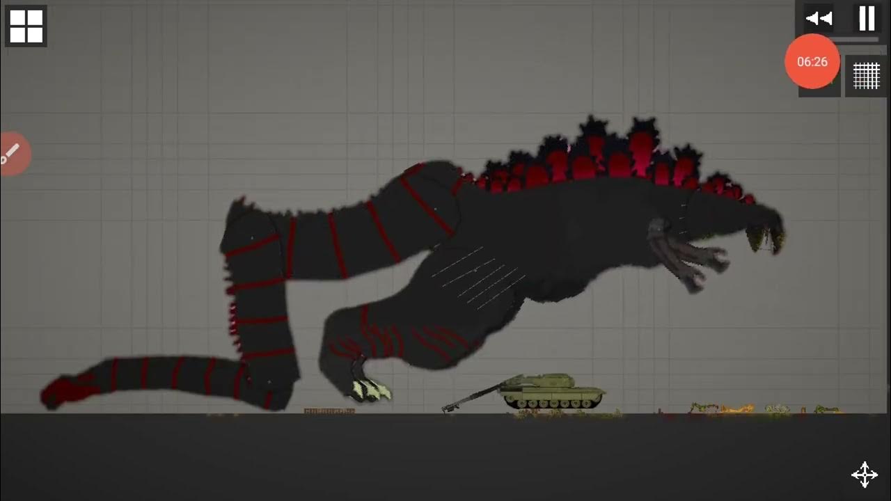 testing shin Godzilla in melon playground YouTube