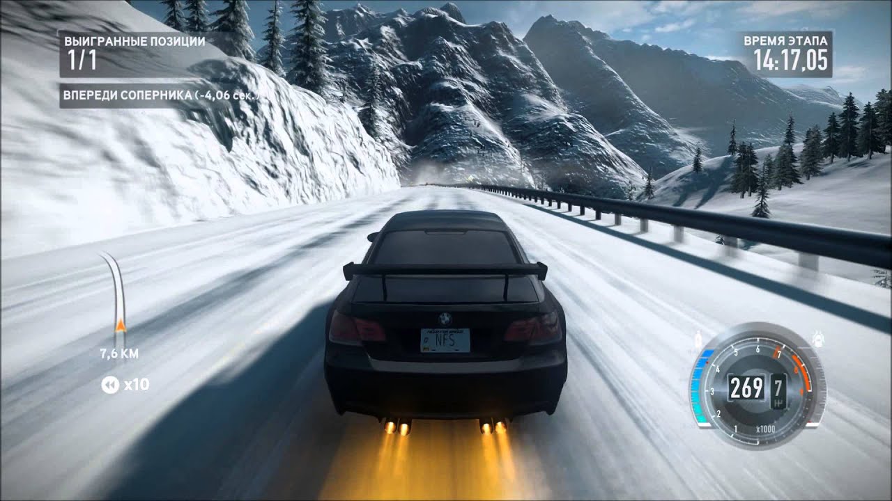 NeedForSpeed The Run - тест PlayClaw 4