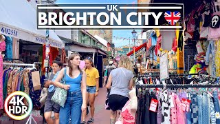 🇬🇧 Brighton is an Amazing City in the UK, Full Tour in July 2023, 4K-HDR 60FPS Walking Tour