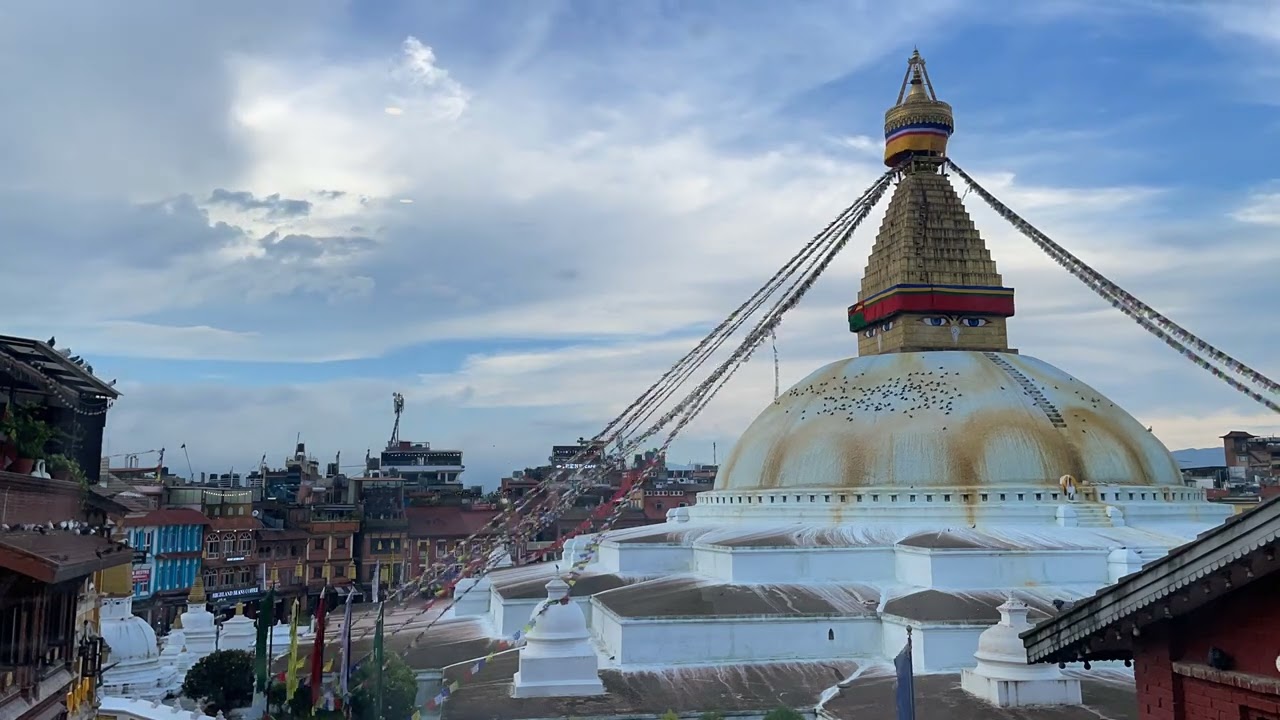 Timelapse Baudha,Kathmandu,Nepal