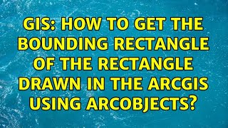 GIS: How to get the bounding rectangle of the rectangle drawn in the ArcGIS using ArcObjects?