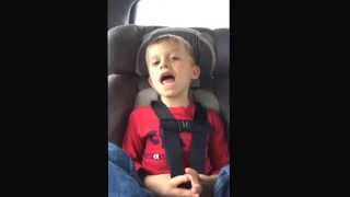Four year old "Wrecking Ball"