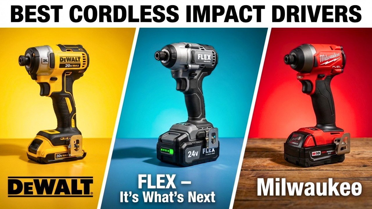 Лучшие ударные шуруповерты 2026 года? DeWalt, Milwaukee, Flex, Makita и другие!
