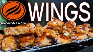 HOW TO MAKE AMAZING CHICKEN WINGS ON BLACKSTONE GRIDDLE   DELICIOUS AND SIMPLE!