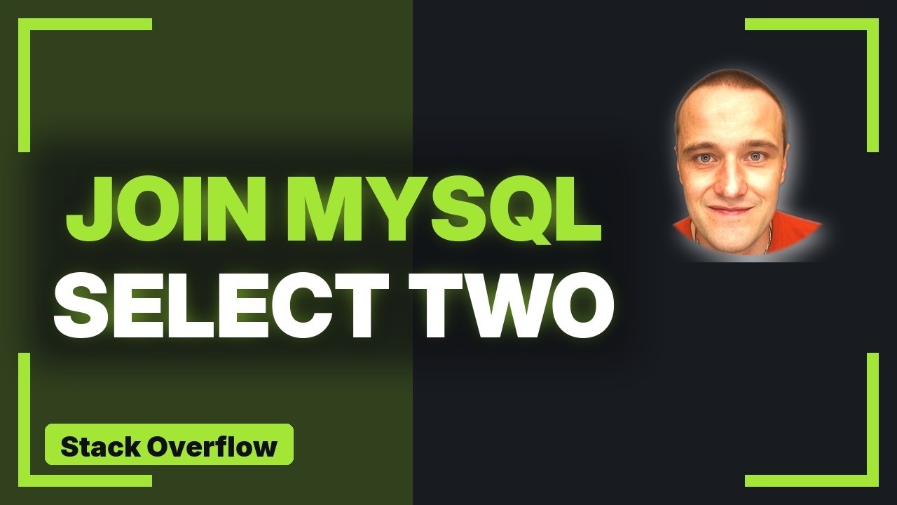 Join two tables made by two different Selects on mysql - YouTube