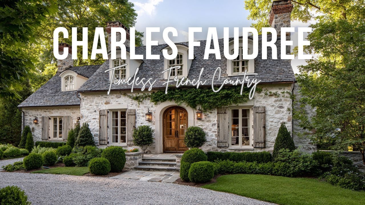 Timeless French Country Home Inspired by Charles Faudree and Classic American Elegance