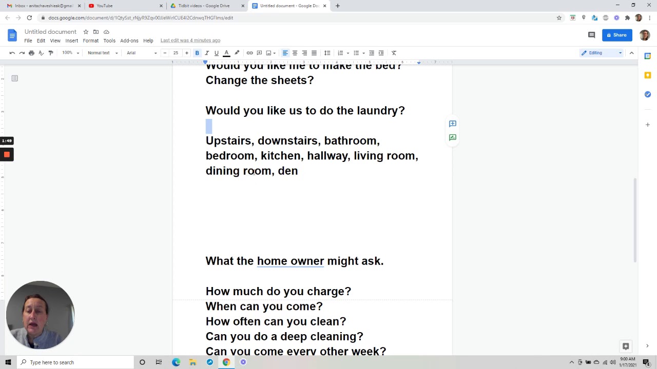 Useful House Cleaning Phrases and Questions YouTube