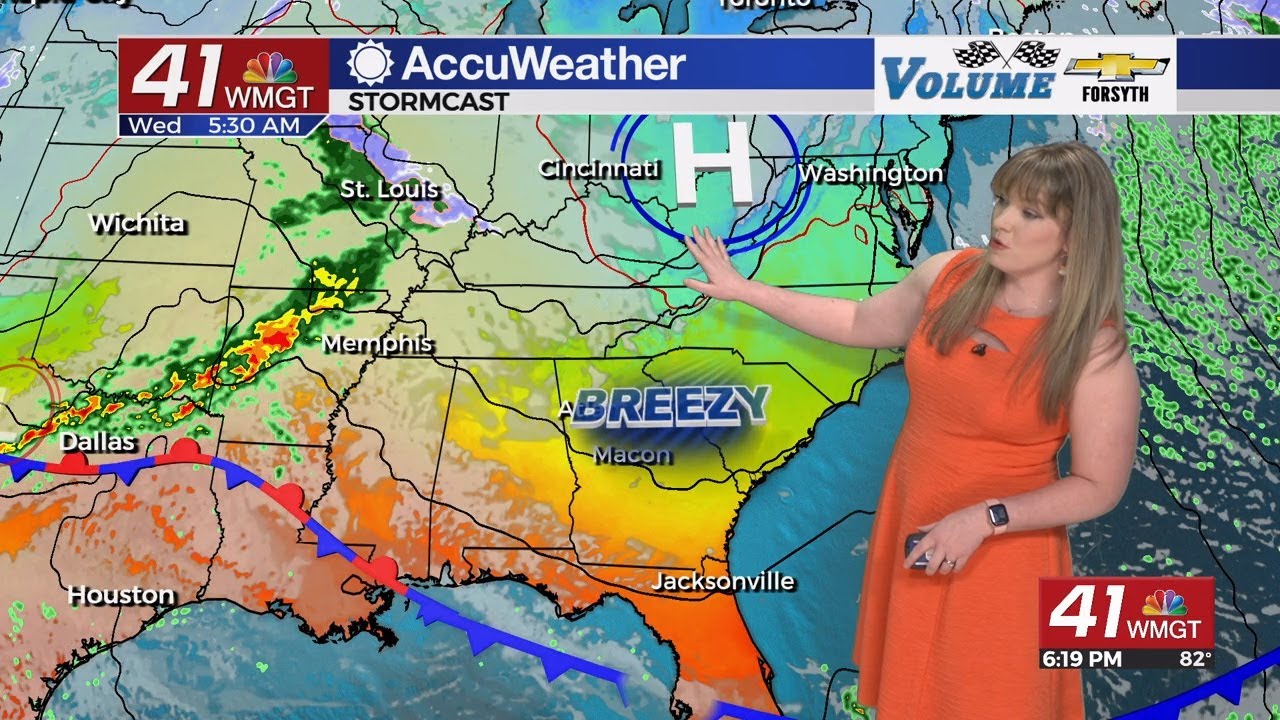 Cooler weather settles into Middle Georgia for the rest of the week ...