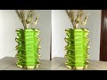 Incredible Cement vase with Cloth/Cement craft idea/New