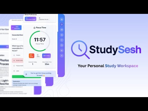 StudySesh - Your Personal Study Workspace video preview 2