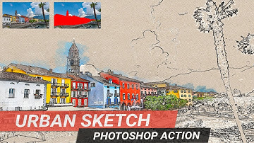 Urban Sketch Photoshop Effect (very easy)(free download)