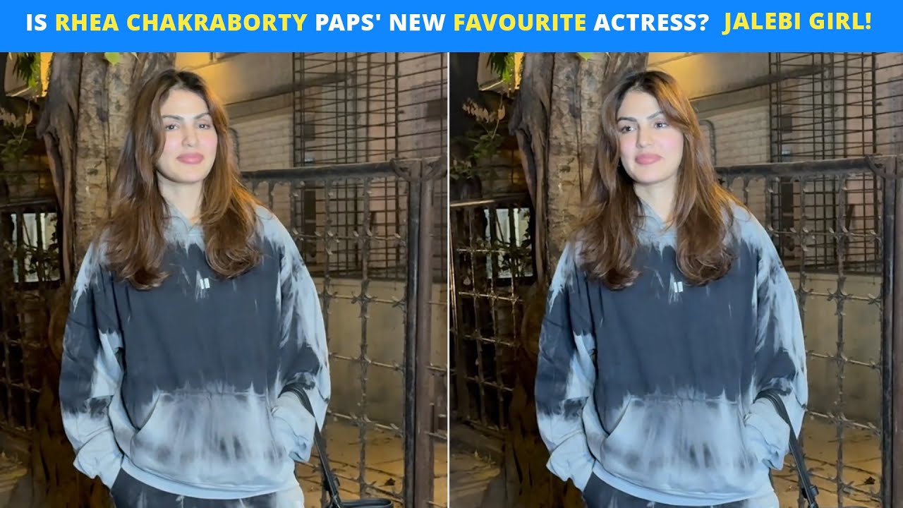 Is Rhea Chakraborty Paps' New Favourite Actress? Jalebi Girl Gets Snapped In Bandra!