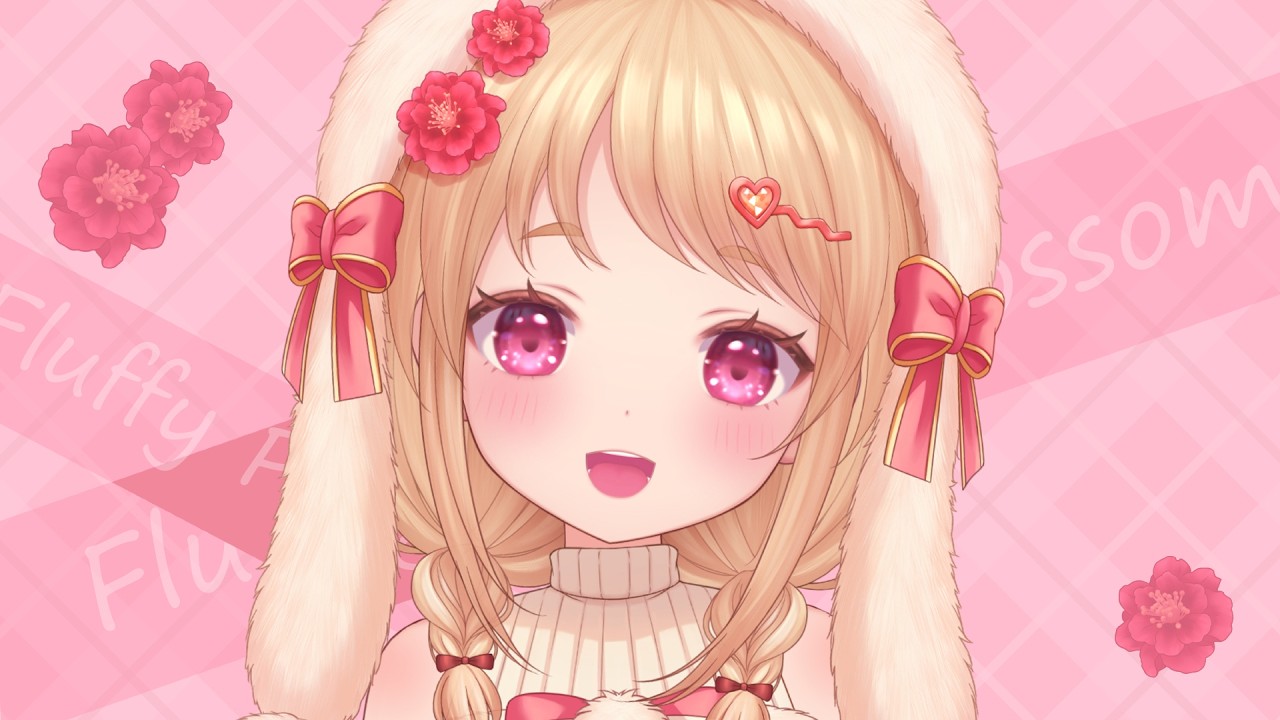 限定1点】ふわもこ花桃うーちゃん【VTS対応】 - 千歳猫 - nizima by Live2D