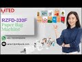 paper bag machine fully automatic: RZFD-330F square bottom bag maker with flat handle#machine