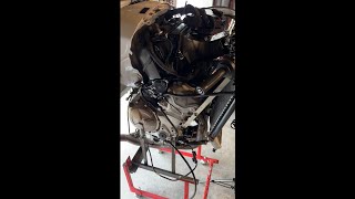 BMW S1000RR 2022 K67 on Engine Stand Startup - M1000 cluster code - No Frame - No tires