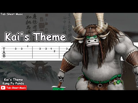 Kung Fu Panda 3 - Kai's Theme (The Arrival of Kai) Guitar Tutorial