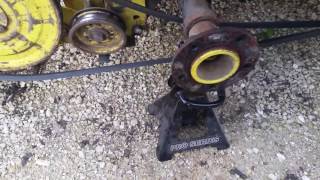 John Deere model 31 tiller belt routing