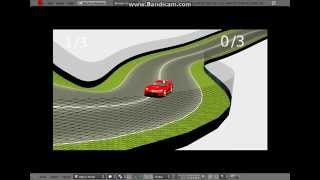Blender Game Engine - Car Racing AI test (Laggy Video)