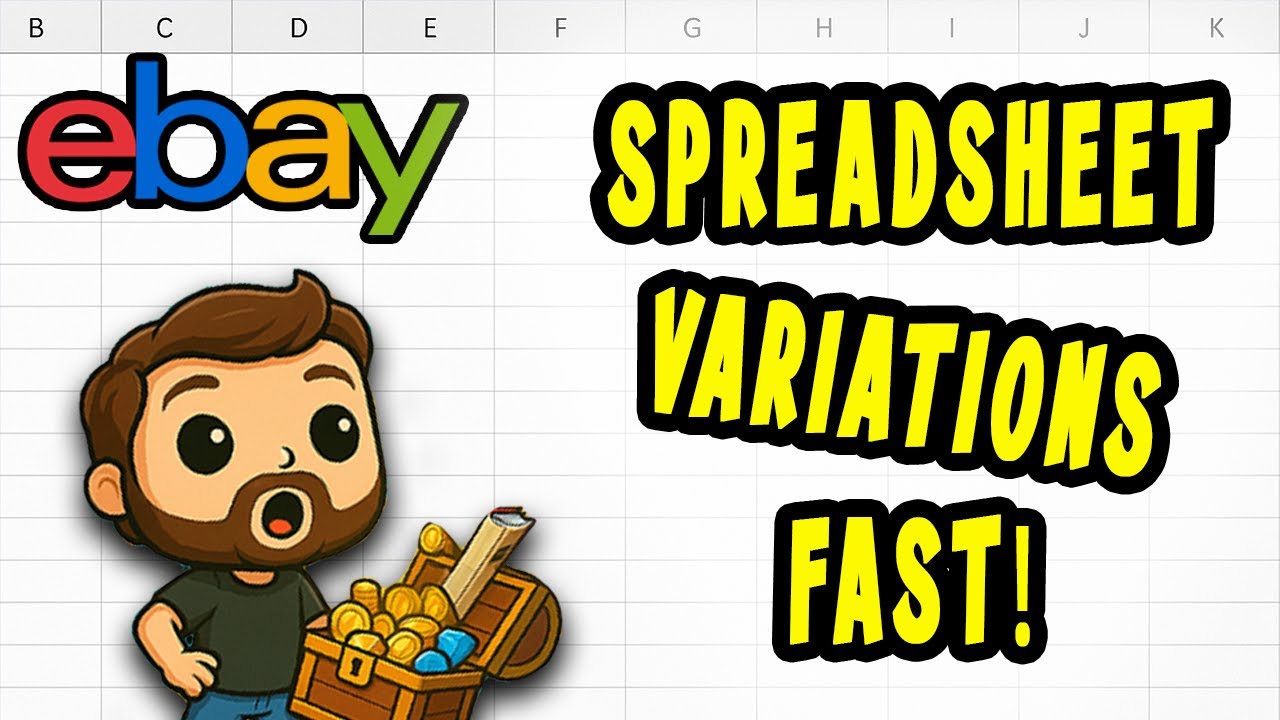 How To Make eBay Variation Listings FAST With Spreadsheet