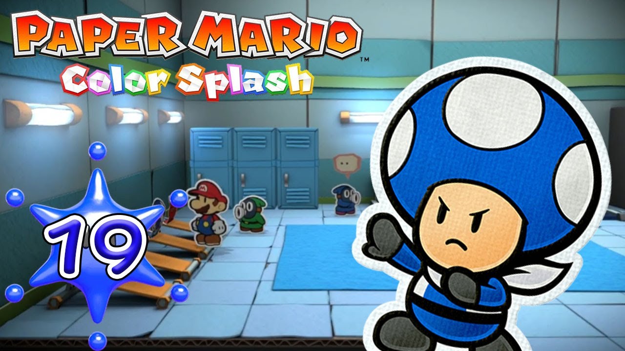 Paper Mario Color Splash #19 Jede Menge Blaue Retter Toads im Boss Level