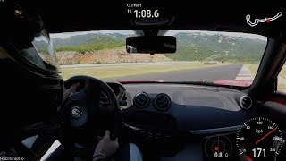 GMS - Alfa Romeo 4C High speed 170 km/h spin with minor crash - Trackday Grobnik 20.07.2018 Alfa Romeo 4c Crash Test