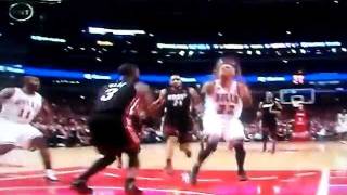 Taj Gibson posterizes Dwyane Wade (HD) 5/15/11 Game 1 Eastern Conference Finals