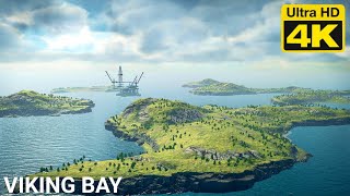 VIKING BAY - NEW MAP DETAIL REVIEW IN 4K ULTRA HD || MODERN WARSHIPS screenshot 2