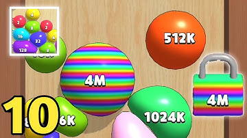 Blob Merge 3d - Gameplay Walkthrough Part 10 - All Max levels 185-222 (Android, iOS)