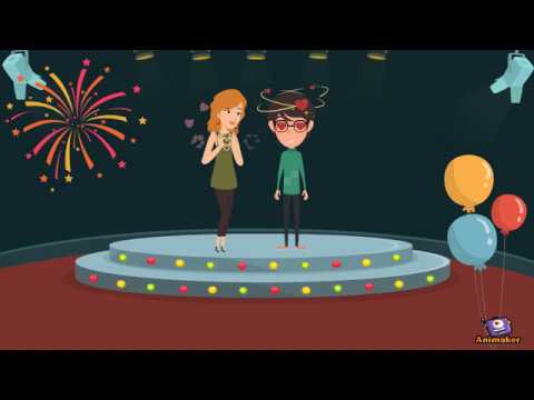 First Love | My first Animation | Valentine's Day | Animaker - YouTube