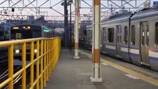 【JR東日本】E231系0番代未更新車・E217系更新車JR総武線津田沼駅発着(警笛)