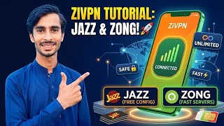 ZiVPN New Big Update 2026 🔥 | Jazz & Zong Fast Server Setup screenshot 4