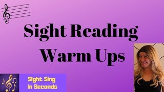 1 Minute Sight Reading Warm Ups