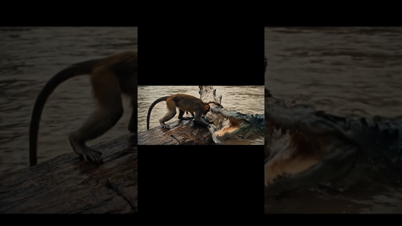 Monkey vs. the Crocodile 