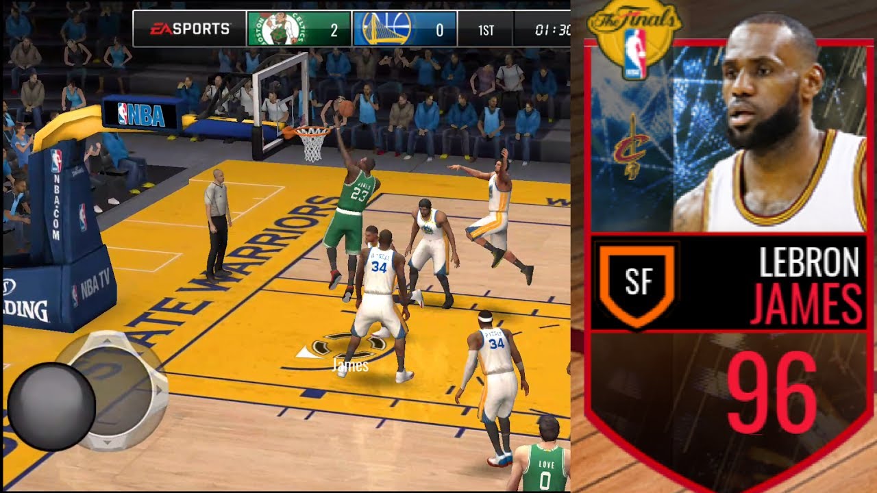 96 Lebron James Defense Gameplay - YouTube