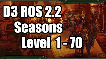 D3 ROS 2.2 Season Level to 1  - 70
