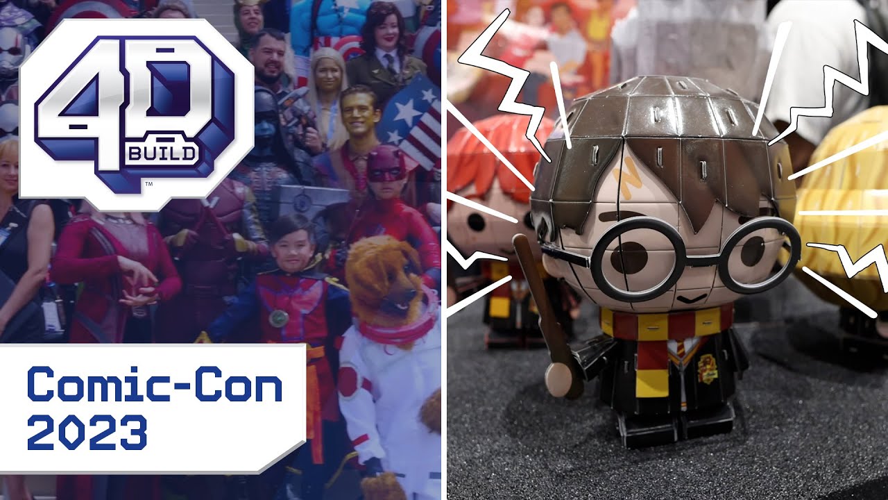 4D BUILD : Puzzles at San Diego Comic Con 