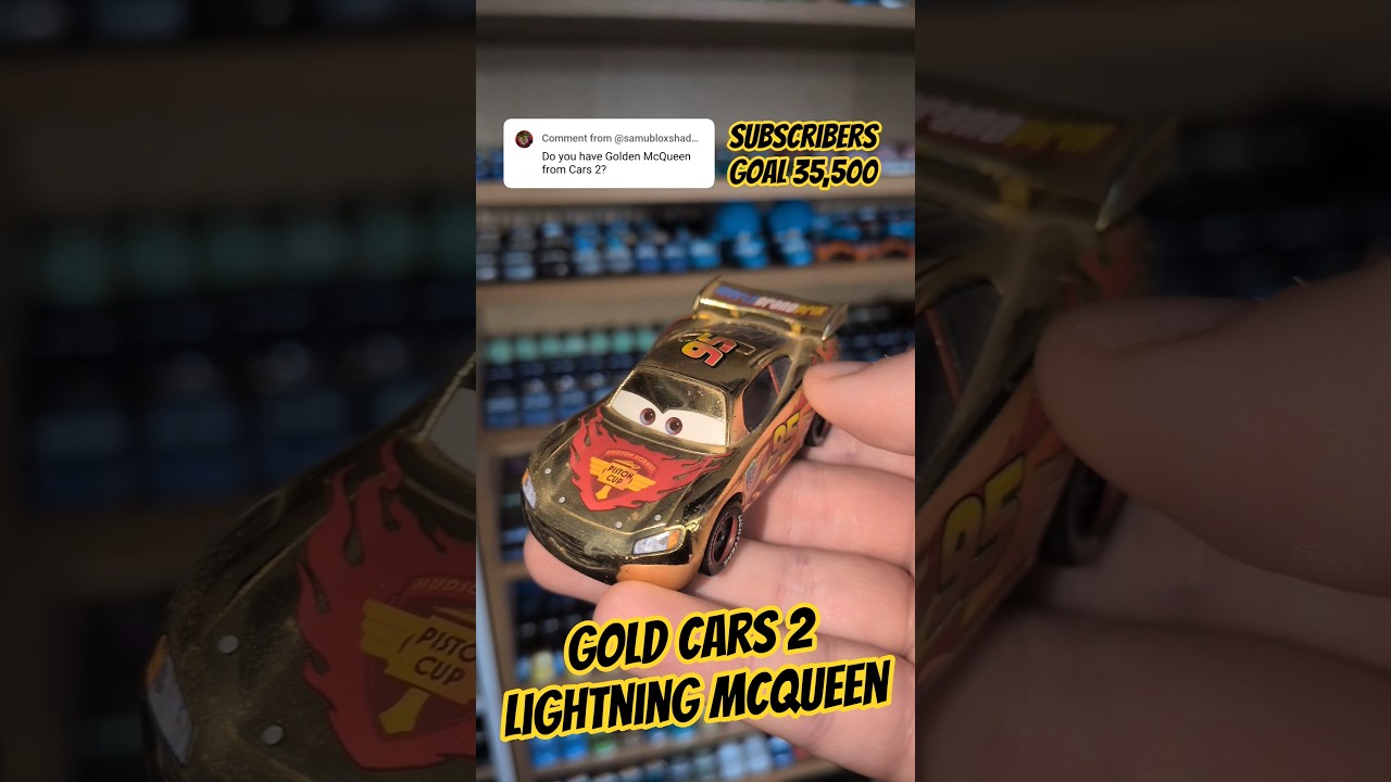 Disney Cars 2 Gold #lightningmcqueen Factory Custom #cars #disneycars #automobile #disney #pixar