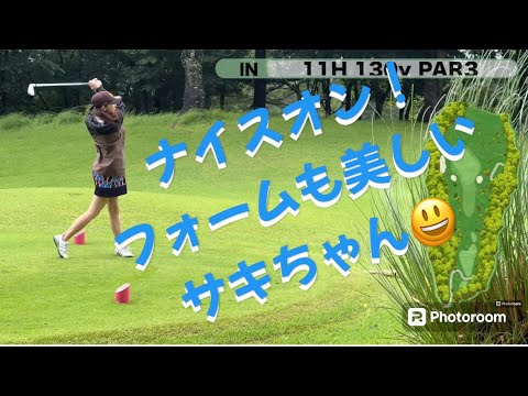 フォロースルーって大事ですね　ゴールド木更津CC IN11