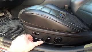 How to Change Seat Position in Kia Stinger ( 2017 – now ) - Adjust Seat Position
